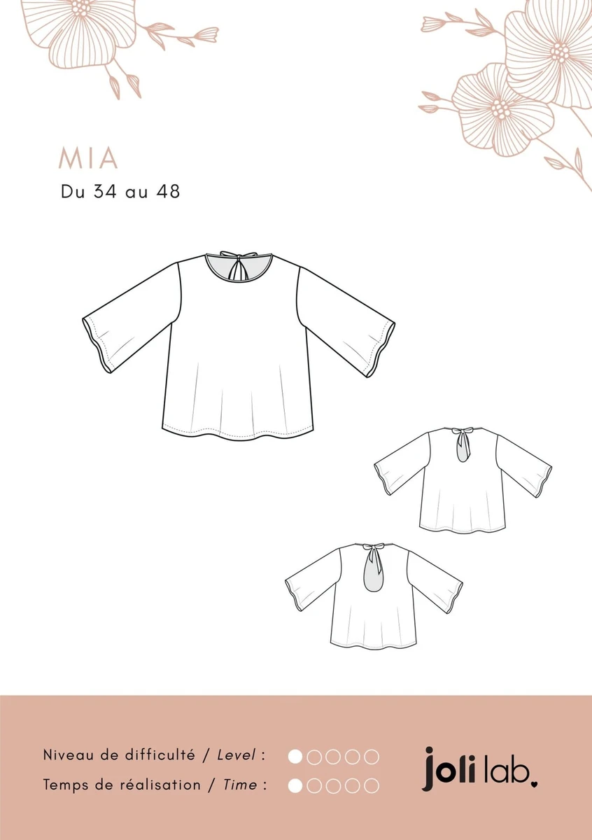 Top Mia - Patron Couture PDF ou Pochette