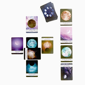 Moonology Oracle Cards: A 44-Card Deck and Guidebook: Boland, Yasmin, Rowan, Nyx: 9781781809969: Amazon.com: Books