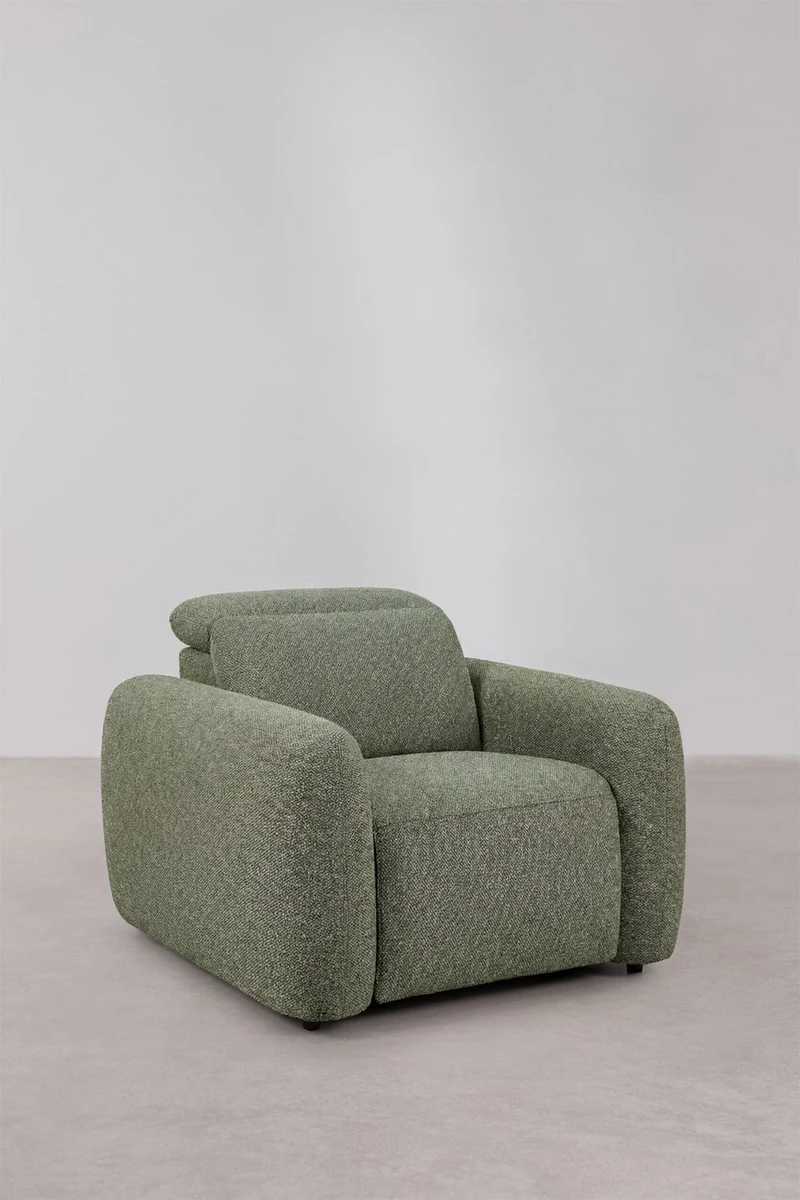 Fauteuil relax électrique tapissé Peggy