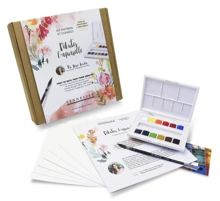 Coffret découverte Sennelier - Débuter l'aquarelle par Marie Boudon
