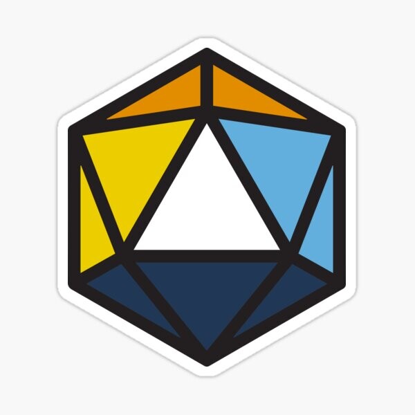 AroAce Pride d20 | Sticker