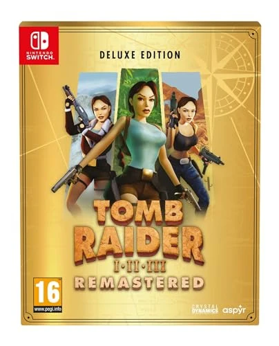 Tomb Raider 1-3 Remastered Starring Lara Croft Deluxe Edition - Switch