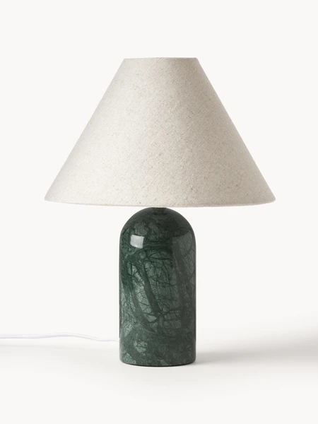 Lampe à poser avec pied en marbre Gia