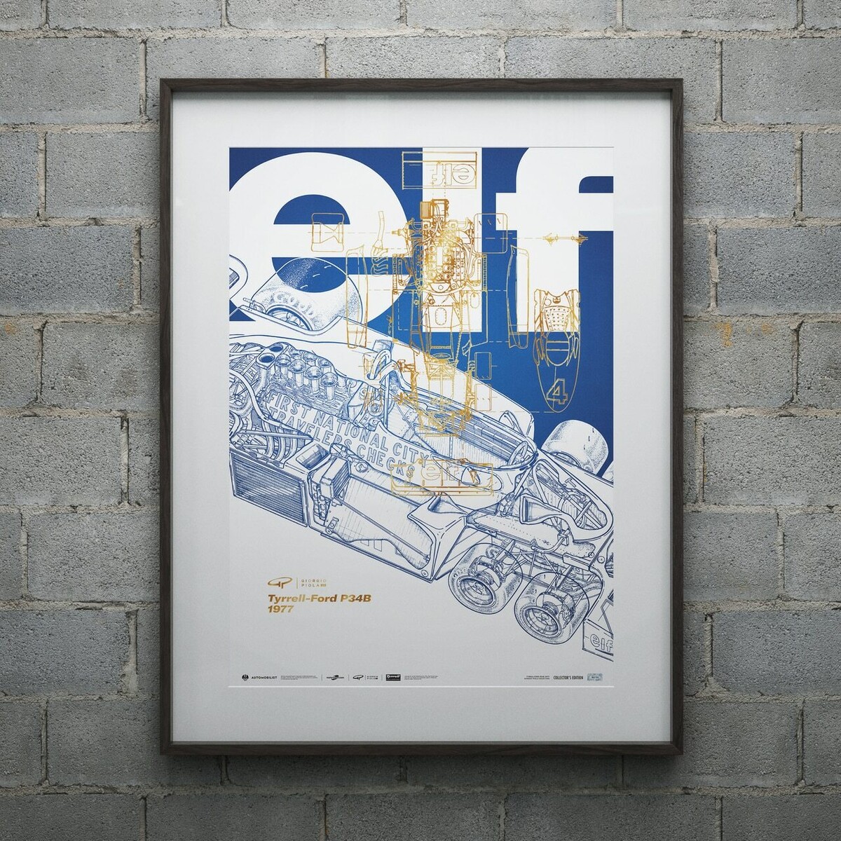 Giorgio Piola - Tyrrell P34B - 1977 | Collector's Edition