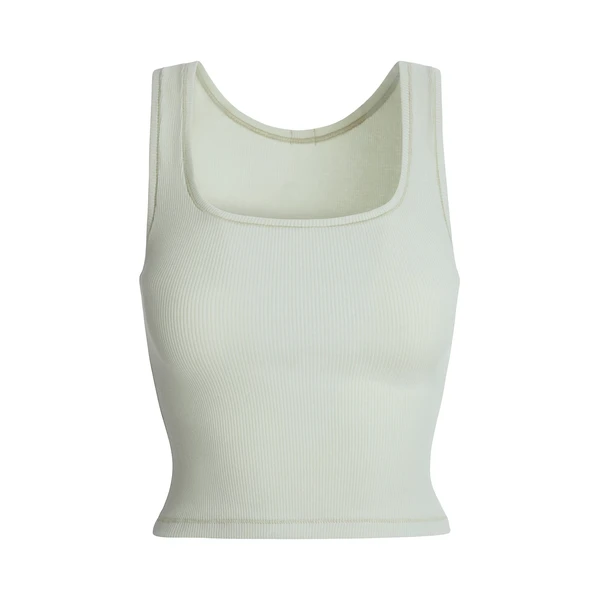 COTTON RIB TANK | SPEARMINT