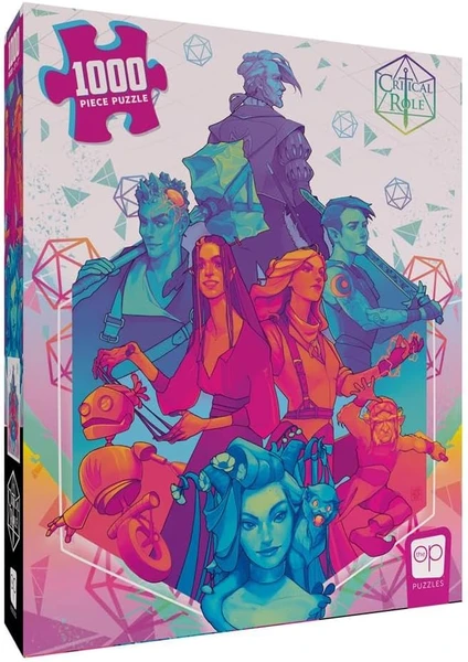 USAopoly- Critical Role: “Bells Hells” 1000 Piece Puzzle, TOP-PZ045, Multicolor
