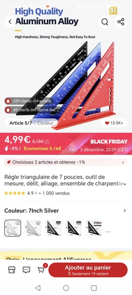 Règle triangulaire 
