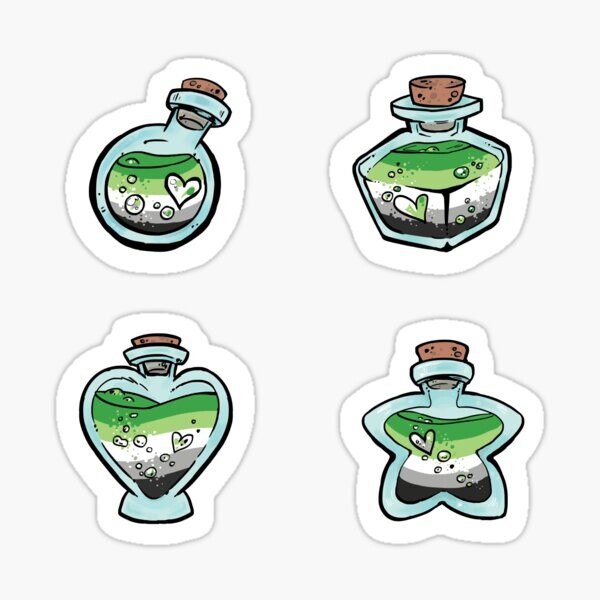 Potions de fierté | Un romantique | Sticker