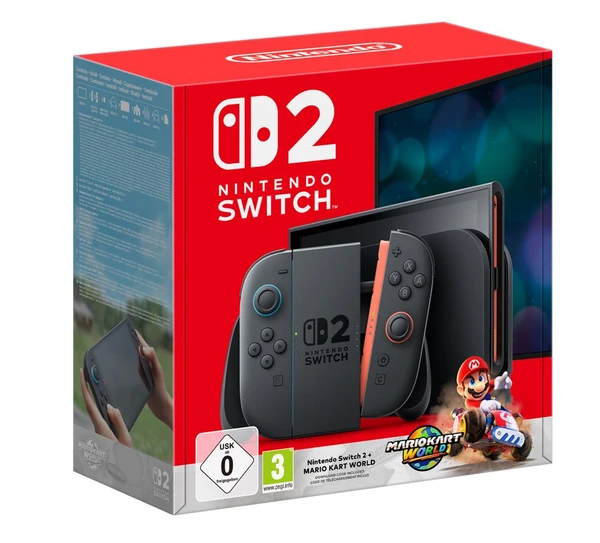 Pack Console Nintendo Switch 2 + le jeu Mario Kart World sur Nintendo Switch 2
