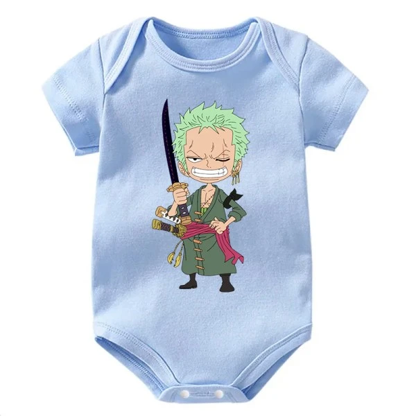 Chibi Roronoa Zoro Baby Grow Romper | One Piece Universe Store