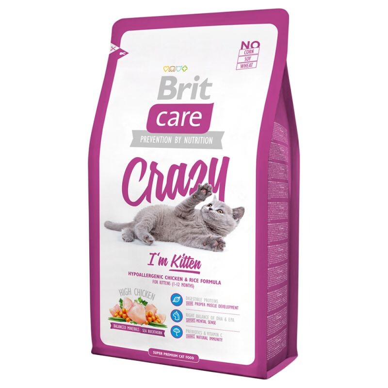 Brit Care Cat Crazy I'm Kitten pour chaton
