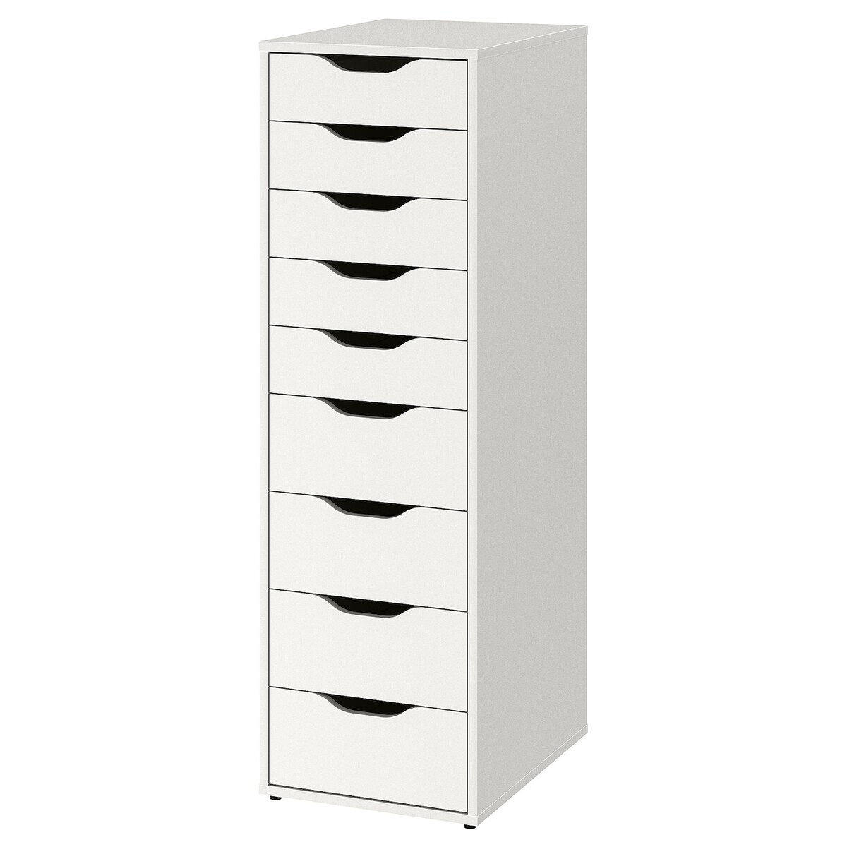 ALEX Caisson 9 tiroirs, blanc, 36x116 cm - IKEA