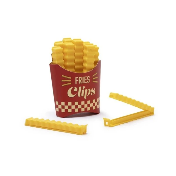Set de 12 clips à sachets Frites