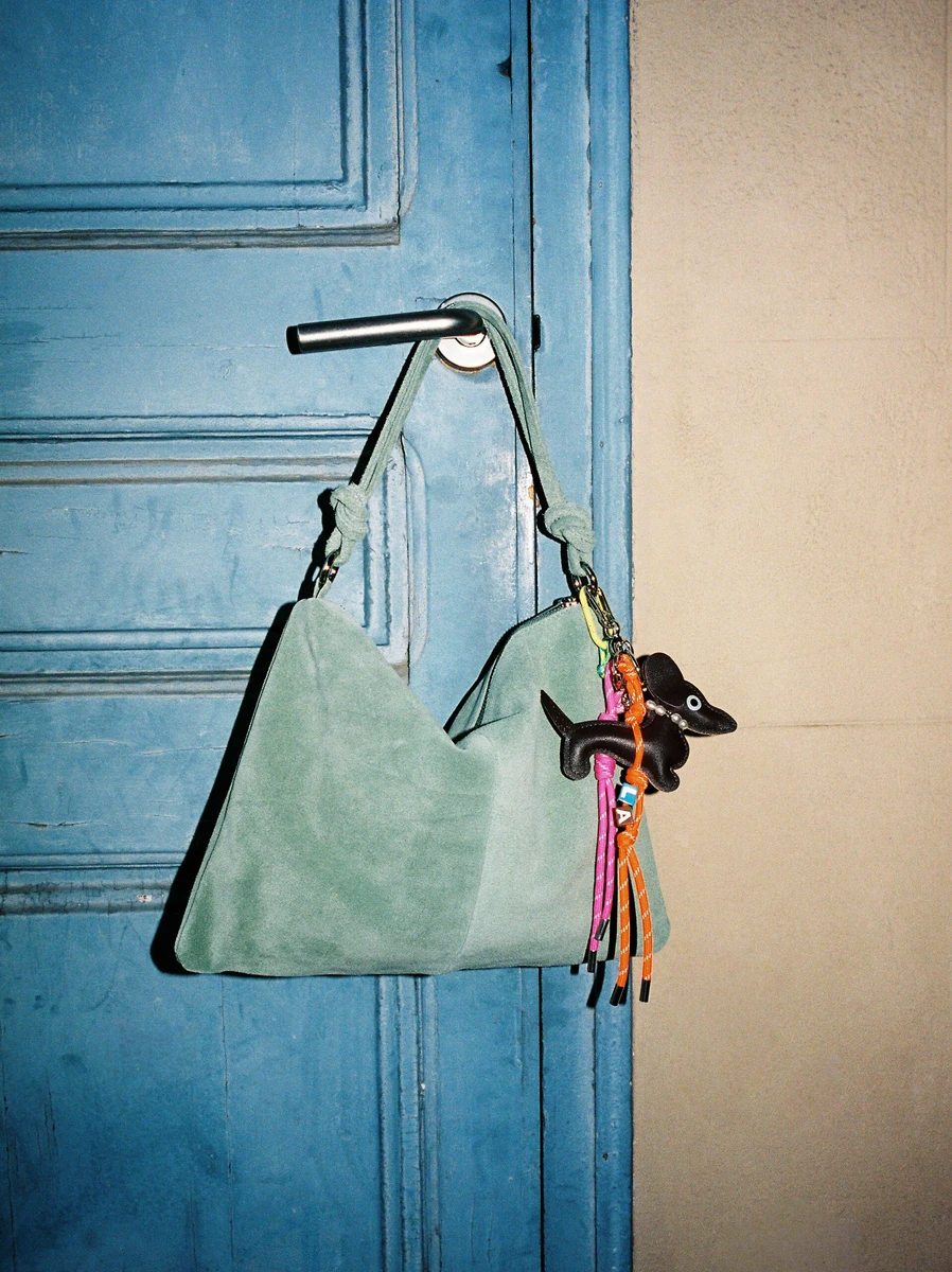 Sac porté à l'épaule en cuir