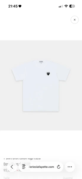 TEE shirt CDG strass