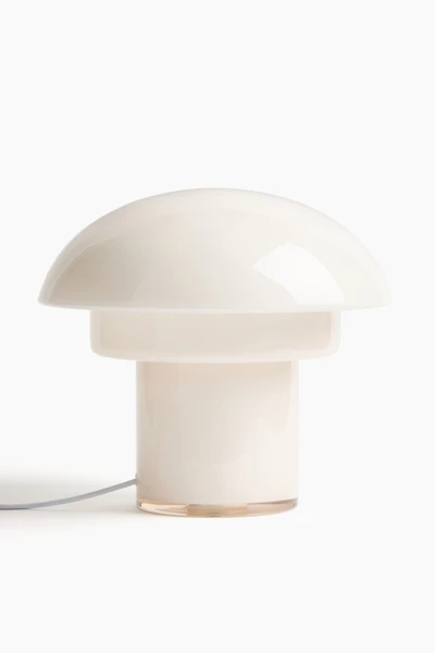 Lampe de table en verre - Blanc - Home All | H&M FR