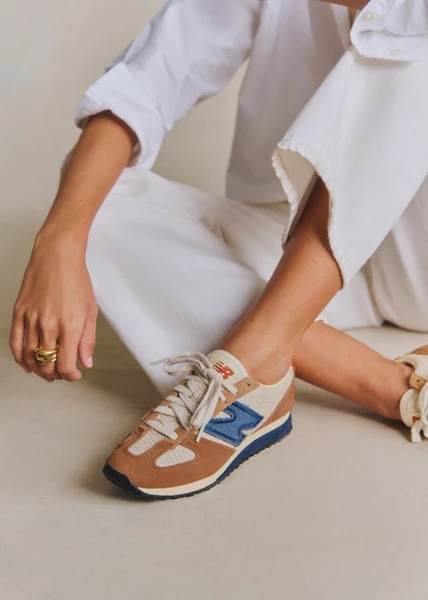 Sézane x New Balance - Ecru / Marron