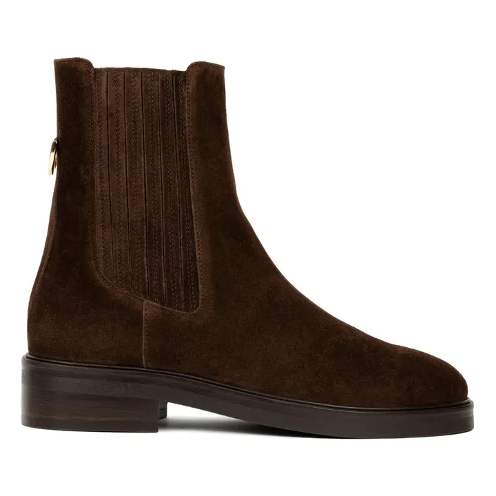 Boots Joyce Suède | Brun roux