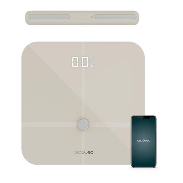 Soin du corps Pèse-personne Surface Precision 10600 Smart Healthy Pro Beige Pèse-personne Cecotec