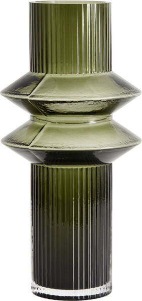 Vase en verre vert M Rilla - Nordal