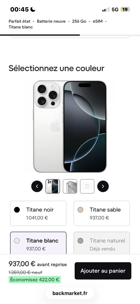 argent pour un téléphone 