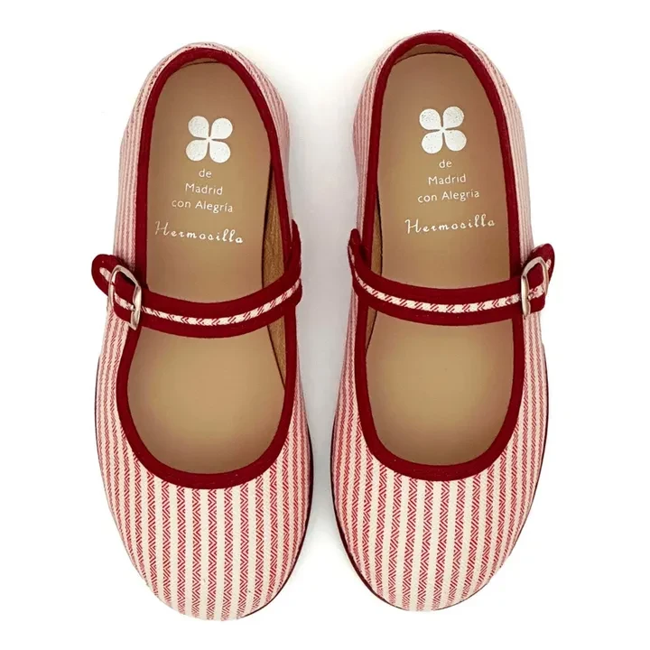 Ballerines Rayures Aras | Bordeaux