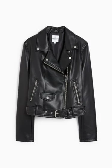CLOCKHOUSE - blouson motard - synthétique