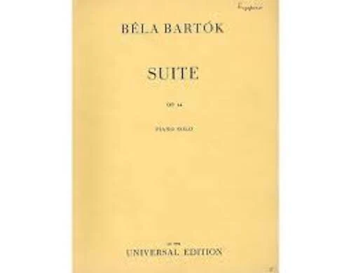 BARTOK - Suite Op,14 para Piano (P,Bartok) [Broché] BARTOK
