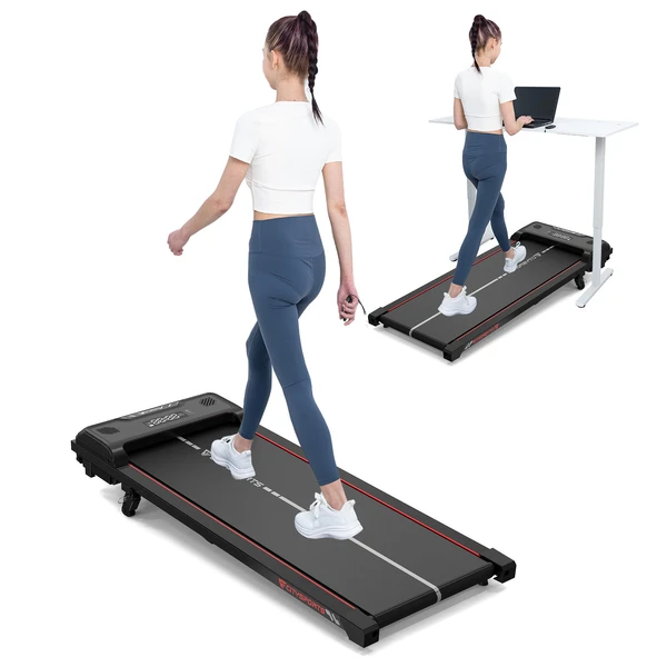 Tapis de Marche Inclinable jusqu'à 10%-3 Positions.WP6,440W,6.0km/h,Bluetooth