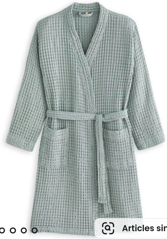 Peignoir kimono nid d'abeille 240 g/m², Tifli