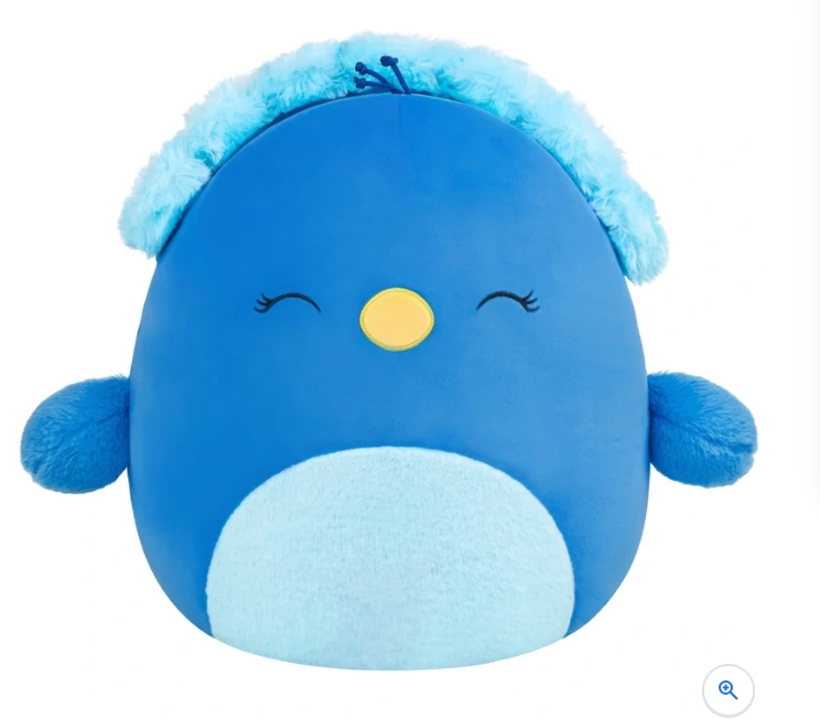 Squishmallows - Peluche Priscilla le Paon bleu 40 cm Ref: 250777
