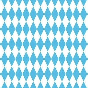 Harlequin Diamond Circus Blue Fabric | Spoonflower