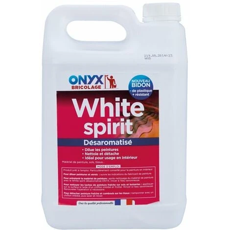 White spirit désaromatisé  bidon 5 litres - ONYX