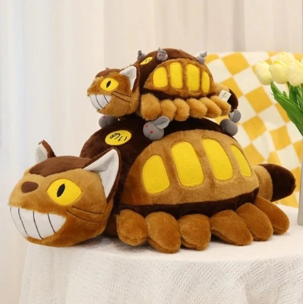 Totoro Cat Bus Plush Toy (30-50cm) Amazing Gift For Kids - Ghibli Merch Store - Official Studio Ghibli Merchandise