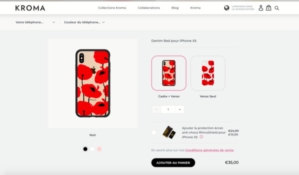 Coque Kroma Denim Red 
