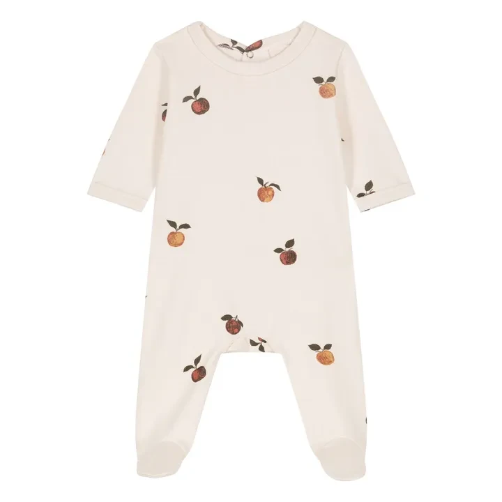 Studio Bohème - Pyjama Chubby Pommes - Ecru | Smallable