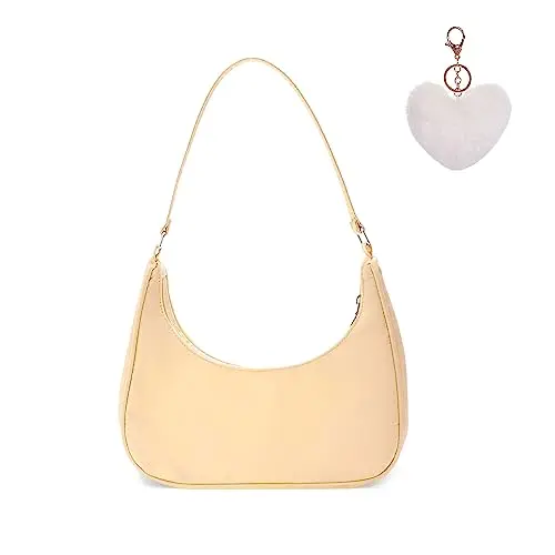 NOKDAL Y2k Sac à Bandoulière pour Femme Petit Sac a Main Femmes Bandoulieres Sac a Main Bandoulière Mini Sac a Main Femme Sac à Main Ete Sac à Bandoulière des Années Sac à Bandoulière en Toile