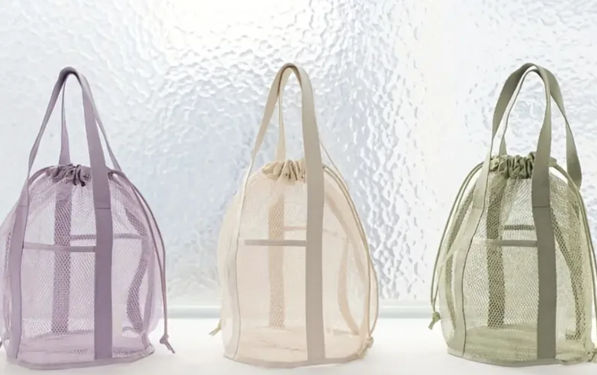 Sac pour jeux de plage en filet