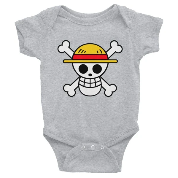 One Piece Straw Hat Pirates Symbol Infant Bodysuit Baby Onesie - One Piece Universe - The Best Store for One Piece Merchandise