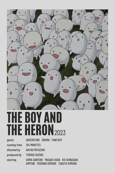 The Boy and The Heron Warawara Poster