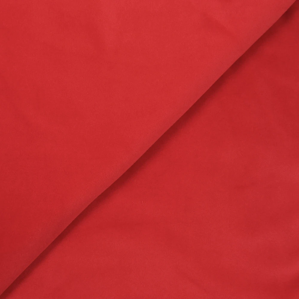 Jersey de velours tout doux rouge