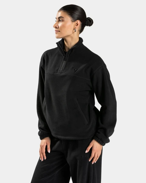 Sweat-shirt demi-zippé Fleece « noir »