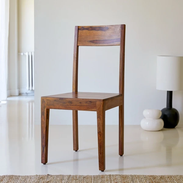 4 x chaise en palissandre massif
