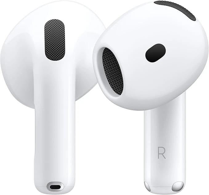 Apple AirPods 4 Écouteurs sans Fil, écouteurs Bluetooth, avec Réduction Active du Bruit, Audio adaptatif, Mode Transparence, Audio Spatial personnalisé, boîtier de Charge USB-C, Recharge sans Fil