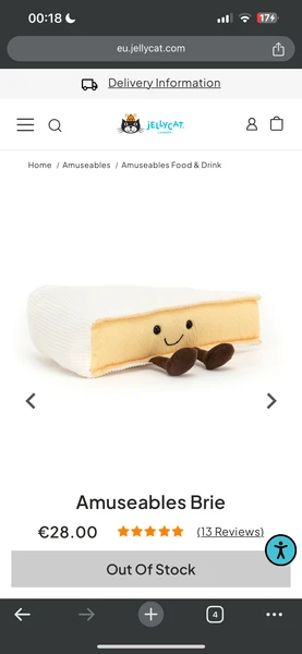Brie jellycat