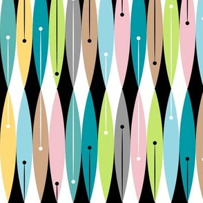 Mod Pod #1 Fabric | Spoonflower