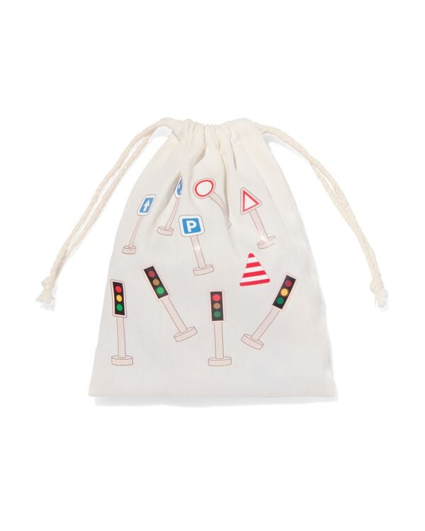 SUPVOX Modèles De Panneaux De Signalisation Routière Éducatifs Pour Garçon Et Filles, Petites Tailles Légères, Autocollants Inclus, Jeu De Simulation De Circulation, Lot 2 Ensembles 15 Pièces