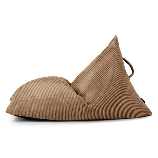 Petit Pouf Poire en Velours Côtelé