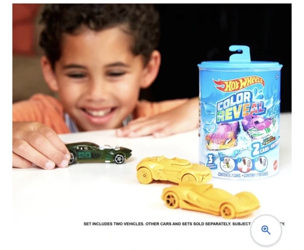 Hot Wheels - Color Reveal 1/64 Pack 2 Véhicules - Modèle Surprise