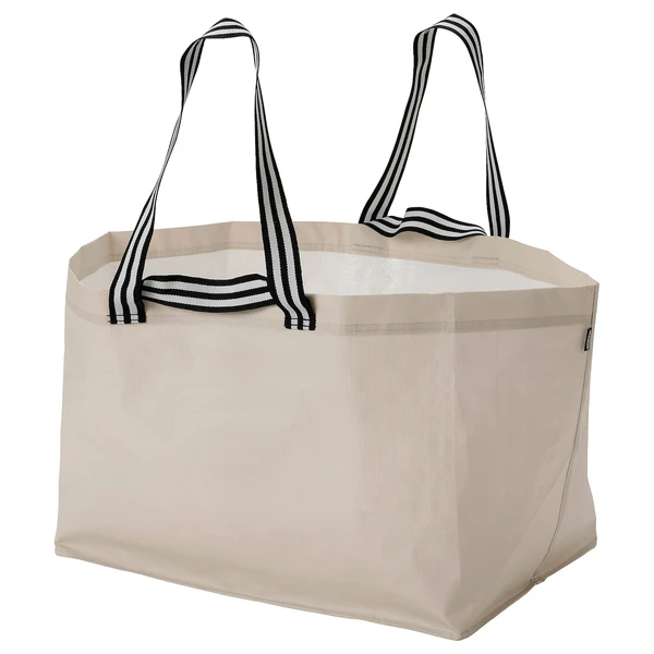 GÖRSNYGG Grand sac - beige clair 57x37x39 cm/71 l